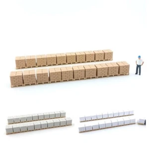 20x chargement de sacs chantier sur palette HO 1/87 camion décor construction H0 - Imagen 1 de 4