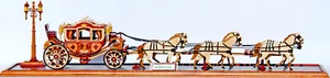 Royal Carriage and a six horse team woodwork plan, full size patterns - Picture 1 of 9