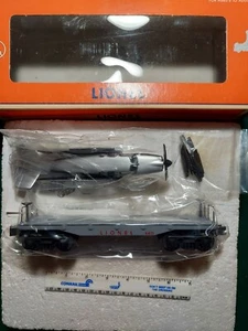 Lionel #6-16969 Lionel Flachwagen mit Beechcraft Bonanza Flugzeug - Bild 1 von 5
