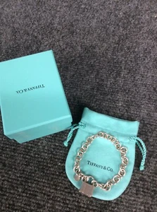  Tiffany & Co Bettelarmband Sterlingsilber 925 1837 Schloss  - Bild 1 von 9