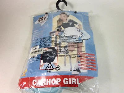 DISFRACES RUBÍES NIÑOS AÑOS 50 FAVORITO NIÑAS DISFRAZ CAR HOP, PEQUEÑO 4-6, NUEVO/PANTALLA Foto 1 de 4