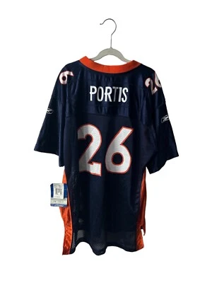 Camiseta vintage Reebok Clinton Portis Denver Broncos juvenil talla XL NUEVA CON ETIQUETAS 00s Foto 1 de 4