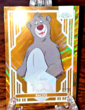 Topps Chrome Disney 100 Baloo The Jungle Book 37/50 Gold Parallel