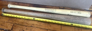 Vintage Hillerich & Bradsby Little League Henry Aaron White Sox Baseball Bat Lot - Picture 1 of 7