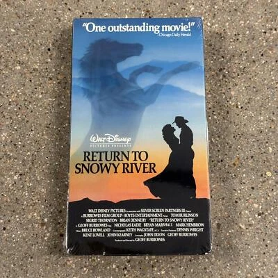 ULTRA RARE Walt Disney RETURN TO SNOWY RIVER VHS - Image 1 of 4