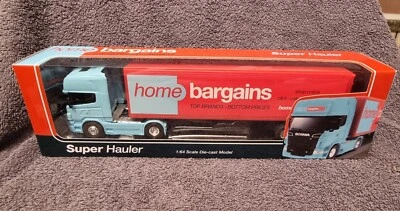 Camión WELLY 1/64 Home Bargains librea SCANIA NUEVO en caja Foto 1 de 2
