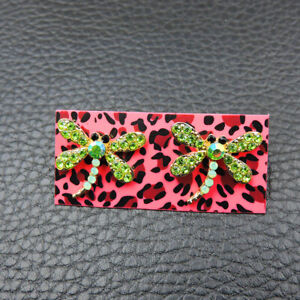 Betsey Johnson crystal Alloy rhinestone dragonfly stud earrings Fashion Jewelry