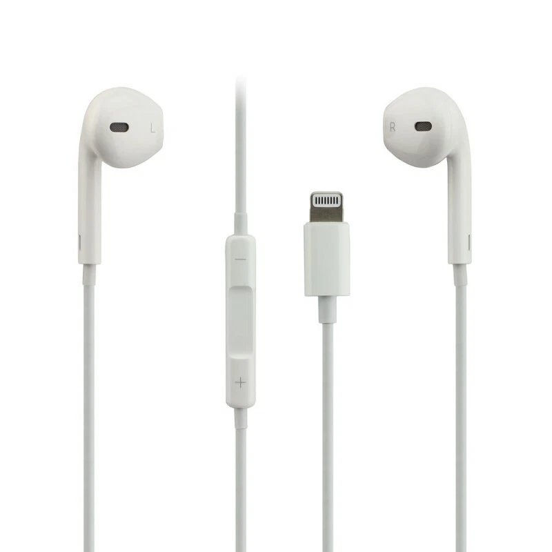 Auriculares Con Micro IPHONE 7/ 8/ 11/ 12/13/ 14/ X  XR XS Max  Lightning Cable - Imagen 1 de 2