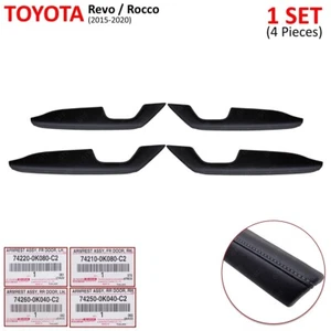 For Toyota Hilux Revo Rocco 2015 20 Set 4Dr Interior Armrest Handle Leather - Picture 1 of 7