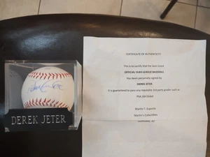 Derek Jeter signed Official MLB Baseball with COA N.Y. Yankees - Picture 1 of 11