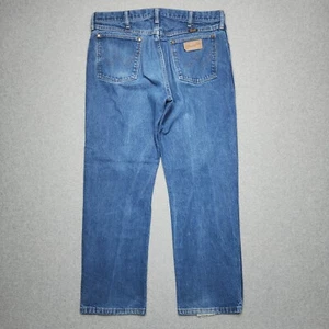Vintage Wrangler Jeans 36x30 13MWZPW Cowboy Cut Western Workwear USA Tag 38x30 - Picture 1 of 9