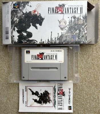 Super Nintendo Final Fantasy 6 Super Famicom SFC - w/ box and manual [FF VI] - Image 1 of 4