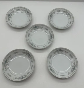 VTG 5 Wade Fine Porcelain China Japan Fruit/Dessert Bowls In The Diane Pattern - Picture 1 of 4