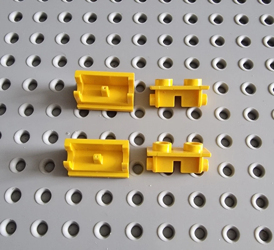 LEGO Kippscharnier Klappstein Scharnier 1x2 gelb yellow hinge 3937 3938 B005 - Bild 1 von 1