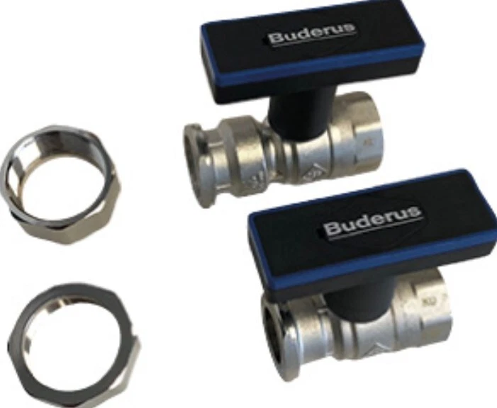 Buderus Logafix Pumpenkugelhahn-Set DN 25 - Bild 1 von 1