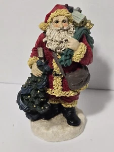 Santa Claus Resin Figurine Unbranded Merry Christmas Holiday Festive Collectible - Picture 1 of 8