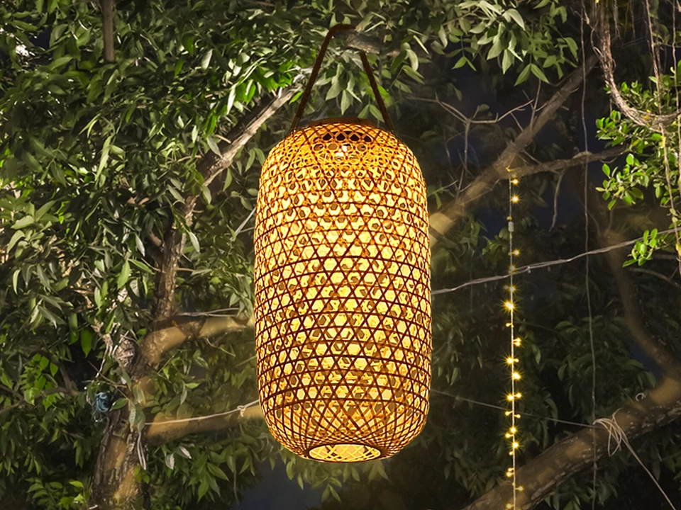 GLOBO 33671 SOLARLEUCHTE AUßENLEUCHTE GARTENLEUCHTE BAMBUS SOLARLAMPE 67974690