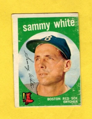 1959 Topps Sammy White #486 Boston Red Sox L@@K FREE SHIPPING - Image 1 of 2