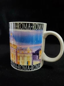 "Roma, Italy. Colosseo, S. Pietro" Mug, Cup 12oz, Collectible. #98 - Picture 1 of 5