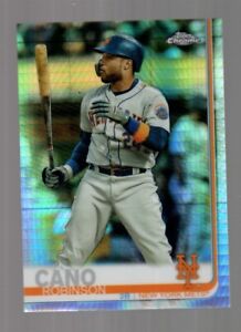 2019 Topps Chrome Xfractor Robinson Cano Baseball Card New York Mets