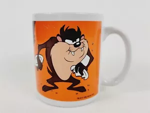 Taza de café Looney Tunes Taz Tasmanian Devil 1998 Gibson platos de comer naranja - Imagen 1 de 7