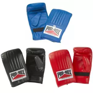 Pro Box Bag Mitts Boxing Bag Gloves Adult Workout Glove Mitt Small Medium Large - Picture 1 of 15