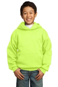 Port & Company Youth Core Fleece Pullover Hooded Sweatshirt M-PC90YH - Picture 1 of 29