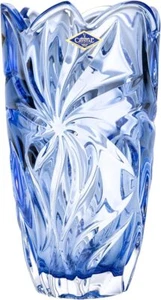 Florero 'Flora' Cristal Bohemia AU52629 11" Cristal sin plomo, azul - Imagen 1 de 1