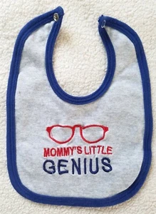 Little Beginnings ~ Boys Novelty  Baby Bib ~ 0-3 Months ~ Grey  - Picture 1 of 4