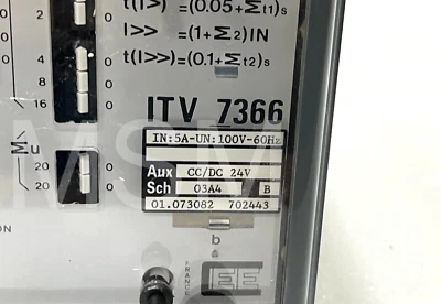 CEE ITV7366 Three Pole Over Current Relay - Image 1 of 4