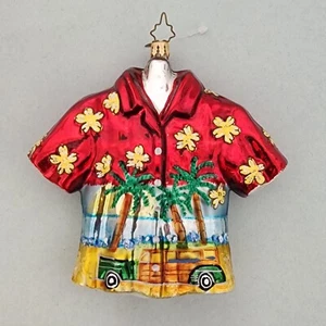 Camisa Radko Surfside Woody Hawaiian Aloha adorno Navidad - Imagen 1 de 14