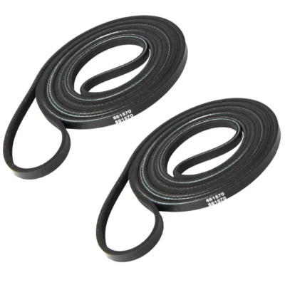 SCAROO 661570 Dryer Belt Fits Whirlpool Kenmore 40111201 AP5983729 3387610 2-PACK