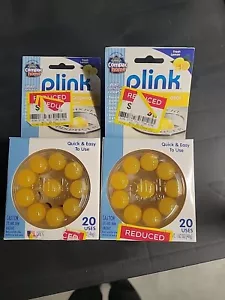 (2 PACKUNGEN) Plink Müllentsorgungsreiniger ~ Erfrischer & Geruchskontrolle - Zitrone ~ 40 GESAMT - Bild 1 von 2