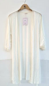 Vanilla Night and Day Lingerie Robe Lace - Ivory, Size Small Medium UK 10 12. - Picture 1 of 7