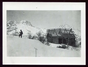 photo ancienne vers 20 . Alpes Dauphiné . au Col de la Pousterle - Imagen 1 de 2