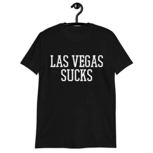 Anti Las Vegas Nevada SUCKS American football team funny Unisex T-Shirt USA - Picture 1 of 15