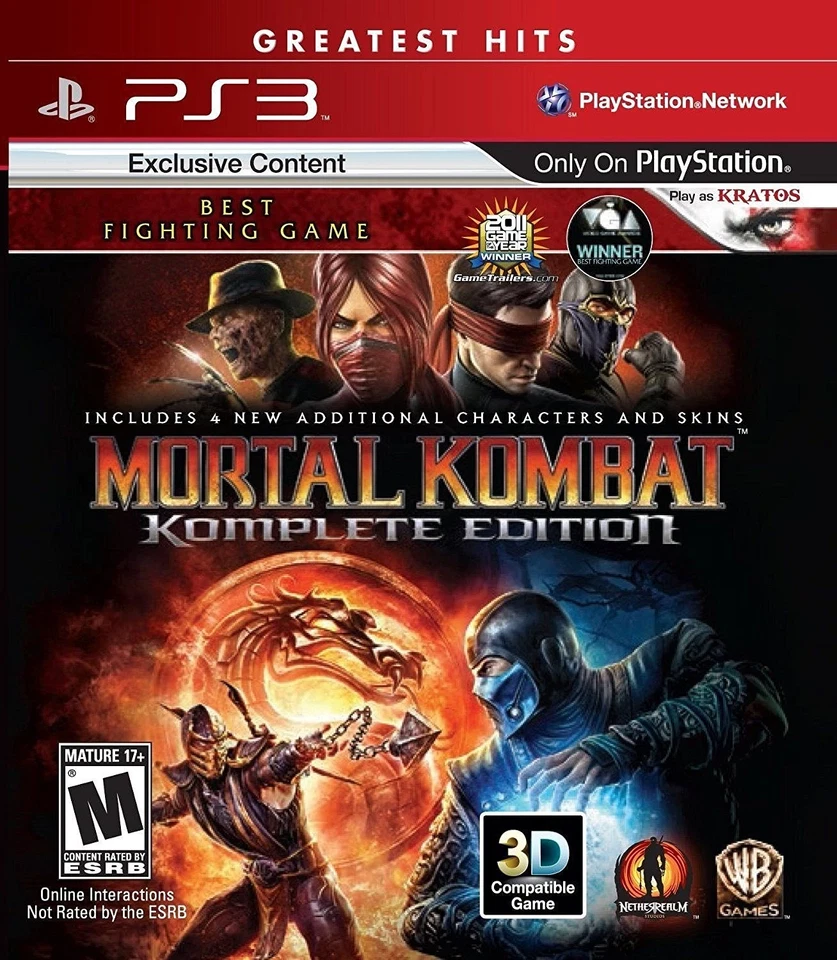 Mortal Kombat Komplete Edition PS3 Used - Image 1 of 1