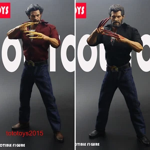 1:6 Wolverine Logan Wolfskralle Kleidung Set Head Fit 12" AT012 AT017 männlicher Körper - Bild 1 von 38