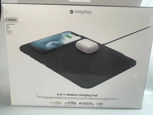 Mophie 4-in-1 Wireless Charging Mat for Apple iPhone, All Qi-Enabled Devices - Picture 1 of 7