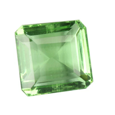 Classic Gemstone Hydro Light Green Square Shape Amethyst 140 Carat for Jewelry - Image 1 of 4
