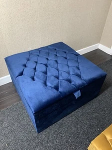 Square Custom Made To Meausure Footstool Storage - Picture 1 of 1