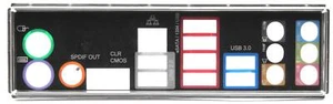 ASRock 970 Extreme4 Blende - Slotblech - IO Shield #33872 - Bild 1 von 1