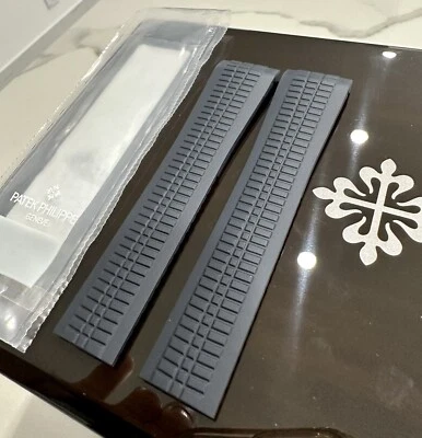 Correa de goma original Patek Philippe Aquanaut 5168 5168G-001 AZUL NUEVA SIN CORTAR Foto 1 de 4