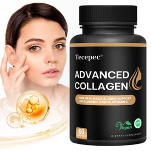 Advanced Collagen Capsules - Balance Hair Density,Supports Skin And Joint Health - Picture 1 of 17
