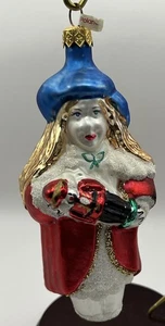 Clara Dello Schiaccianoci Ornamento in Vetro Soffiato Made in Poland 6”H x 3”W - Foto 1 di 9