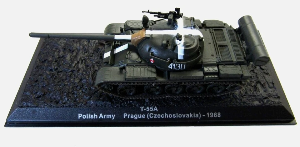 Tanque IXO Modelos AL13820F 1:72 T-55A Ejército Polaco Praga Checoslovaquia 1968 Foto 1 de 1