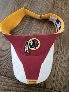 Reebok NFL Equipment Washington Redskins Adjustable Burgundy/Gold Unisex Visor - Picture 1 of 3