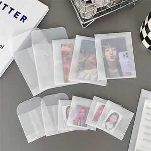 10 Stück halbtransparente Umschläge für DIY-Fotokarten-Aufbewahrungstaschen - Bild 1 von 15