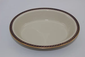 LENOX HAMILTON COLECCIÓN PRESIDENCIAL AZUL/ORO 9-3/4" CUENCO OVALADO PARA SERVIR - Imagen 1 de 3