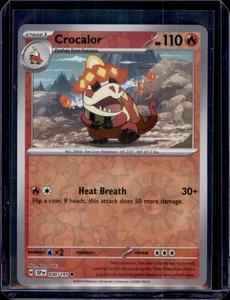 Crocalor SV08: Wogende Funken Pokémon 030/191 Reverse Holo NM+ - Bild 1 von 2